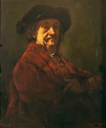 Kopie eines Selbstporträts von Rembrandt, 1869